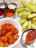Green grapes instant pickle