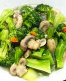 Brokoli Cah Jamur Kancing