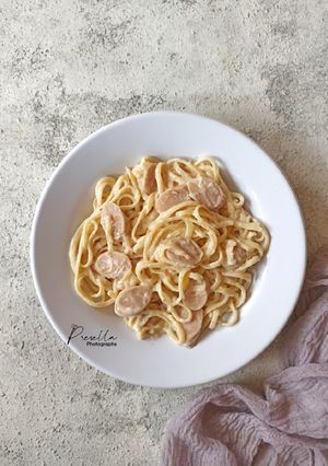 Foto resep Fettuccine Carbonara ala Pizza Hut