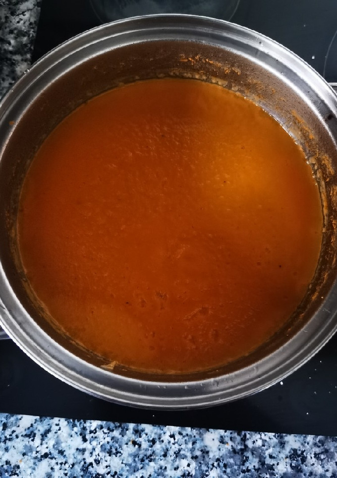 Una foto de Sopa de repollo con verduras
