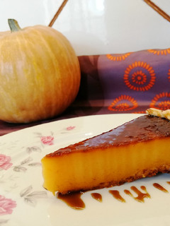 Una foto de Pudin de calabaza