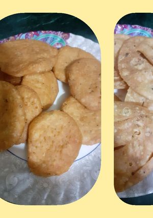 खस्ता मठरी ओर नमकीन पापड़ी (khasta mathri aur namkeen papdi recipe in Hindi) रेसिपी मुख्य फोटो