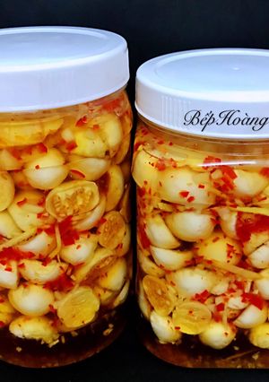 Hình của món Cách Muối Cà Pháo Nước Mắm Chua Ngọt.