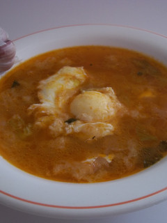 Una foto de Sopa de ajo de Barxell