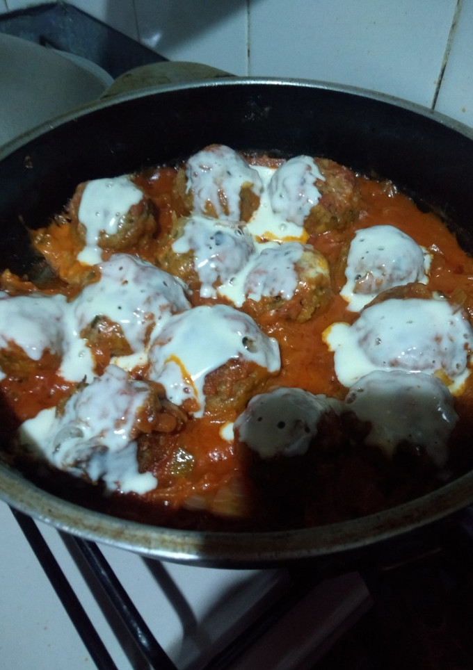 Una foto de Albóndigas de berenjenas