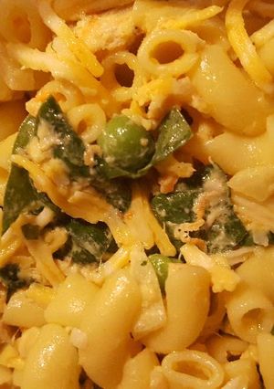 A picture of Tuna with noodles.