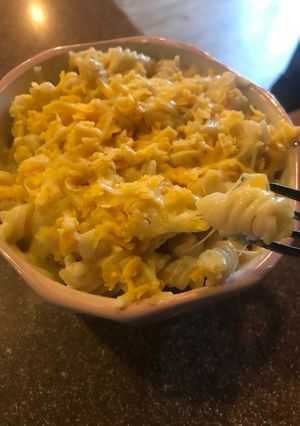 صورة لوصفة مكرونة الأجبان الثلاثة 🧀