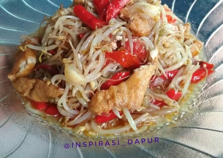 Cara Gampang Menyiapkan Tumis Toge dan Tahu Coklat, Menggugah Selera