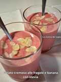 Gelato Cremoso alle Fragole e Banana con Stevia 🍨🍓🍌
