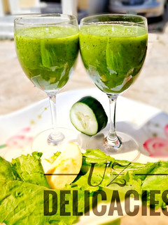 A picture of Tasty Green juice.
