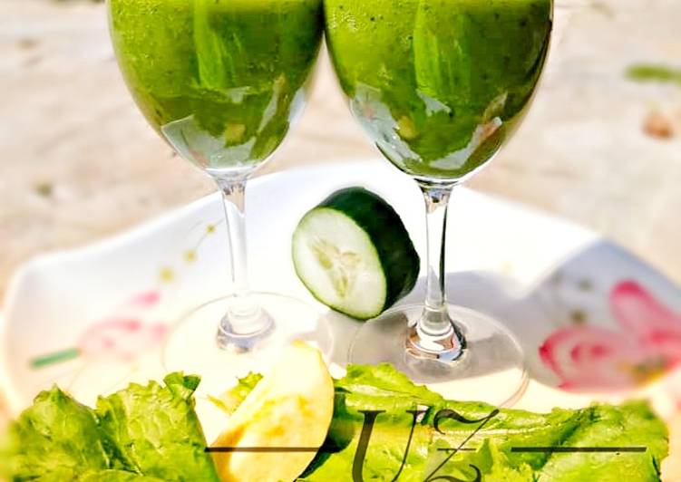 Steps to Cook Ultimate Tasty Green juice