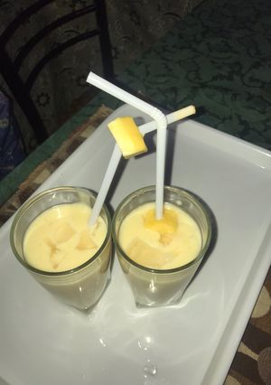 A picture of Mango shake.