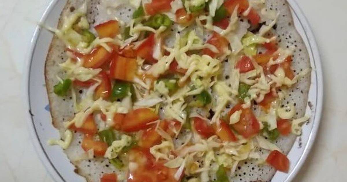 Tomato, cabbage, capsicum jain uttapam Recipe by Hansa Vala Cookpad