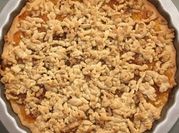 Une photo de tarte abricot