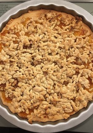 Une photo de Tarte à la confiture d'abricots