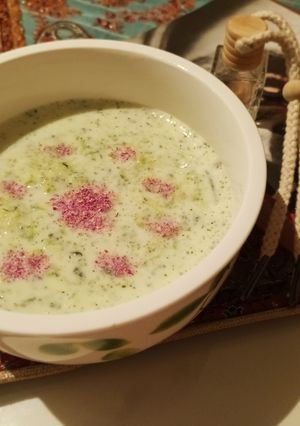 عکسی از دستور بورانی کدو سبز