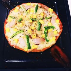 A picture of No Yeast Tawa Pizza.