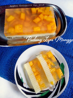 Foto resep Puding Lapis Mangga