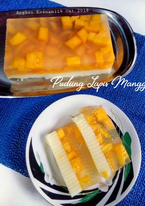 Foto resep Puding Lapis Mangga