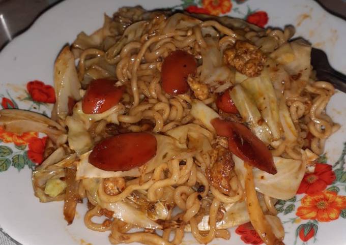 Cara Gampang Menyiapkan Mie goreng nyemek Anti Gagal