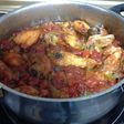 Pollo con pisto