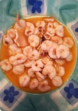 Una foto de Gambas al ajillo
