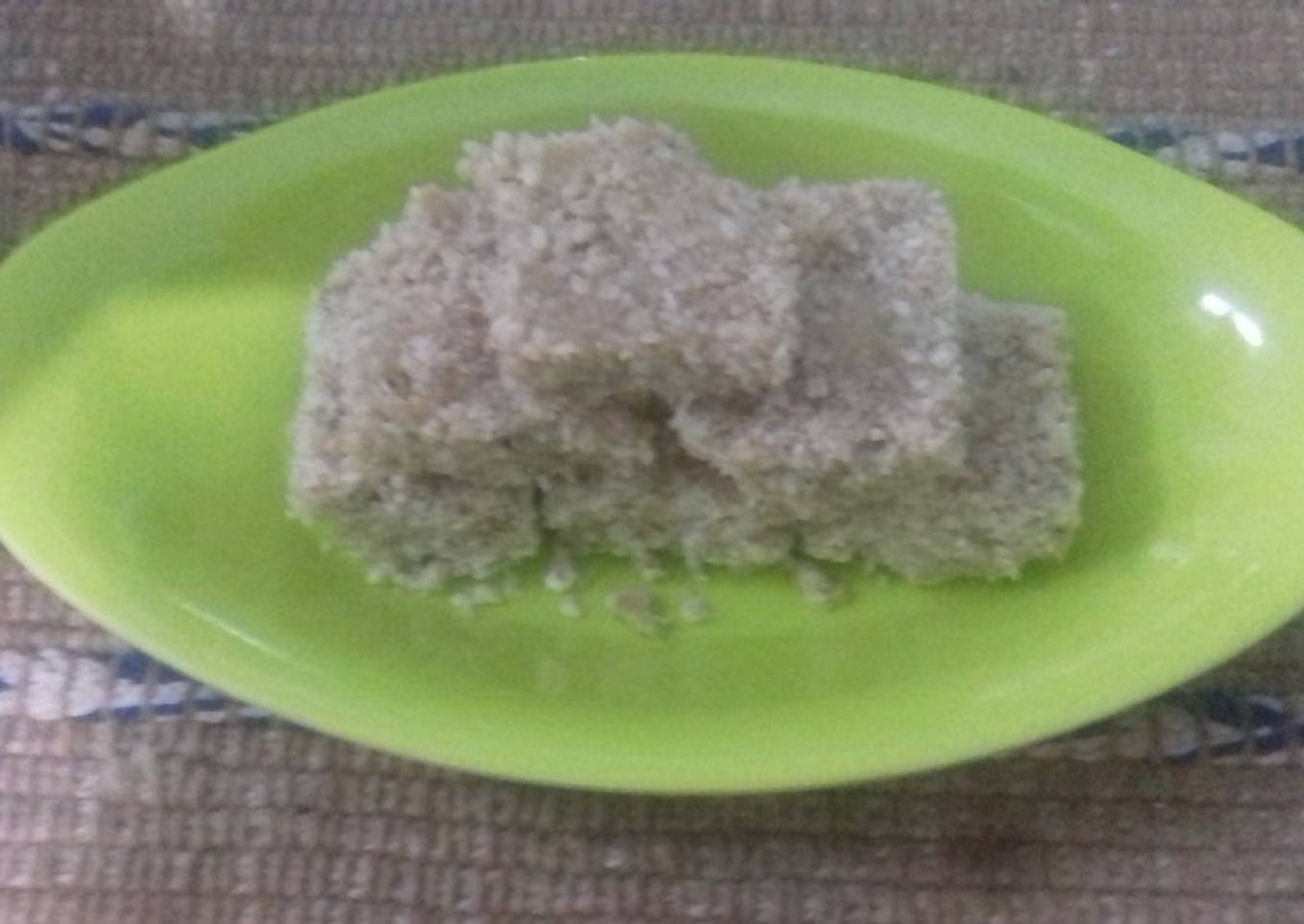 Sesame barfi