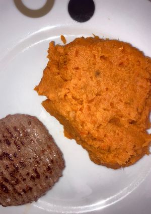 Une photo de Purée carottes et patates douces🍠 🥕