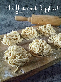 Foto resep Mie Homemade (Eggless)