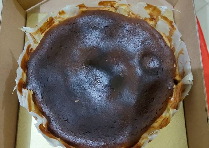 Basque Burnt Cheesecake Anti Gagal