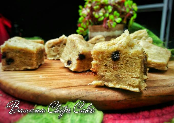 Cara Gampang Menyiapkan Banana Chips Cake yang Menggugah Selera