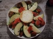 Una foto de ensaladas gourmet