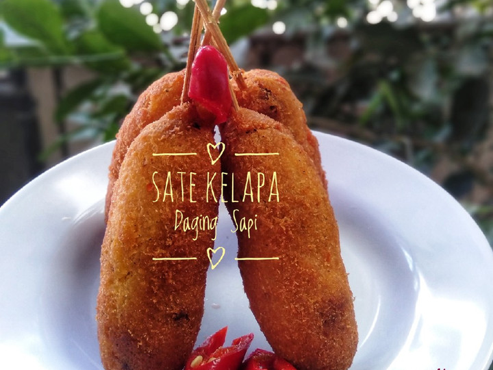 Anti Ribet, Memasak Sate Kelapa Daging Sapi Simpel