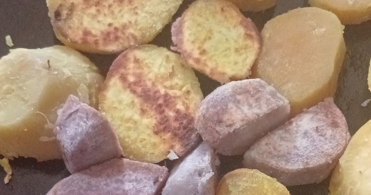 Pan Toasted Sweet Potatoes And Arrow Roots Recipe by Tumiso Foods - Cookpad