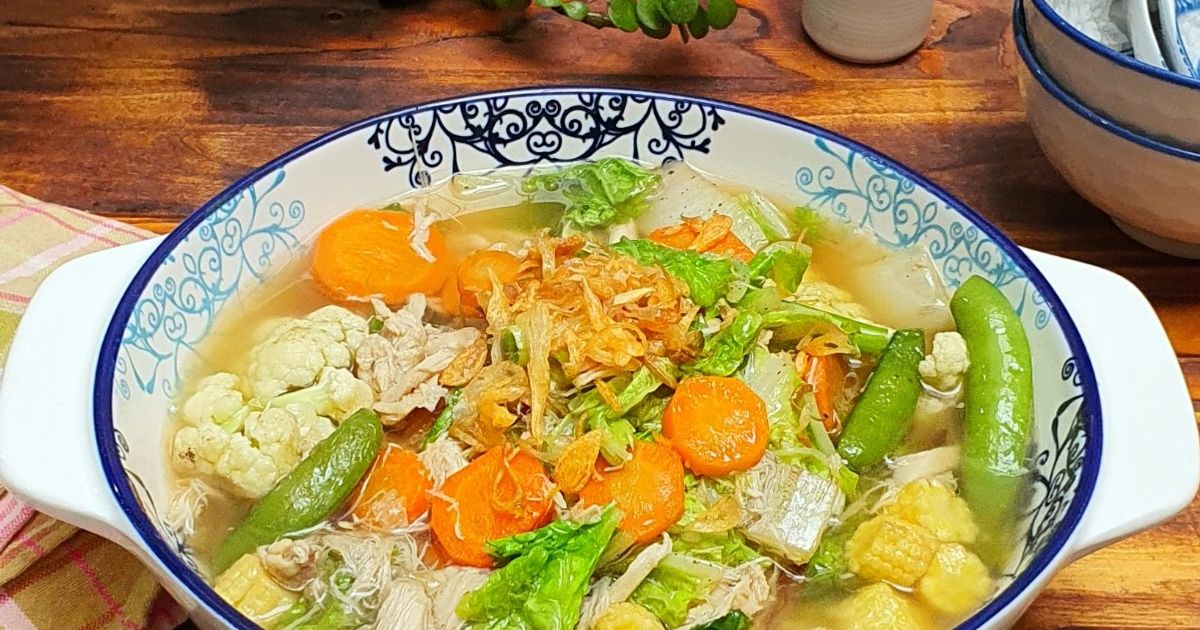 Capcay masak Kuah