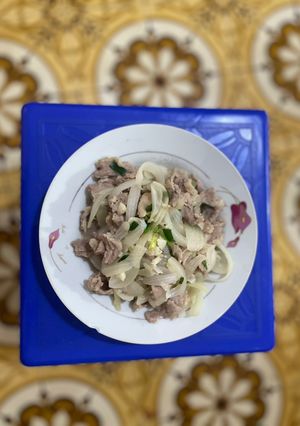 Hình của món Thịt Bò Xào Hành Tây.