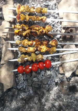 عکسی از دستور جوجه زعفرانی 🍗🍅