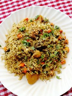 মসালা ভাত ভাজা (Masala bhat bhaja recipe in Bengali) রেসিপির প্রধান ছবি