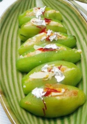 A picture of Parwal ki meethai.
