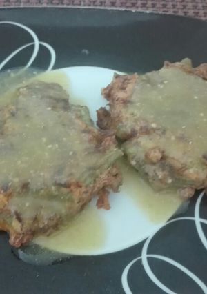 Una foto de Tortitas de carne con ejotes