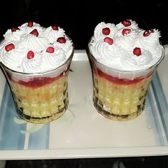 Fruit trifle A picture of Fruit trifle.