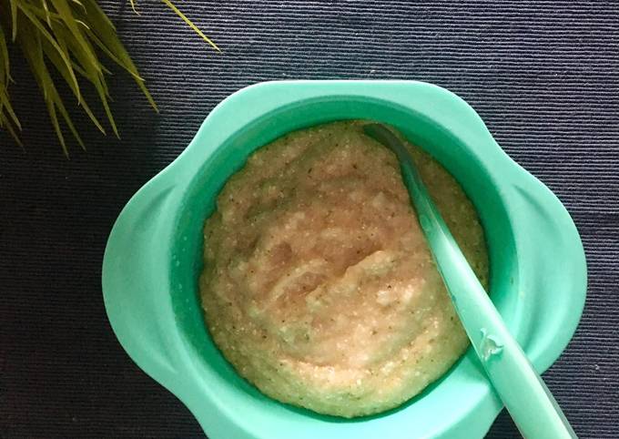 Mpasi 4 bintang salmon brokoli ✨6m+✨