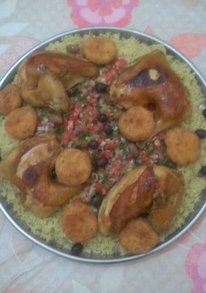 صورة لوصفة كبسة دجاج