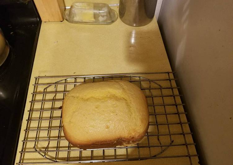 Sweet Corn Bread for Bread Machine