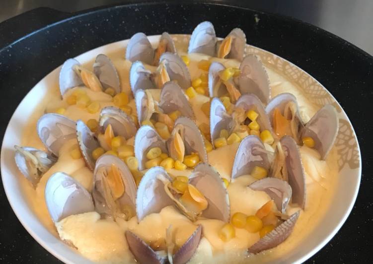 Recipe of Quick Steamed egg with clams