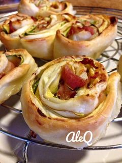 Foto di Rotolini con zucchine, Philadelphia e bacon