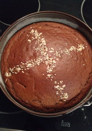 Una foto de Bizcocho de chocolate