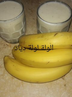 صورة لوصفة عصير الموز بالحليب