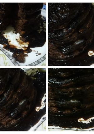 A picture of Chocolate pan cake 🎂😋😋.