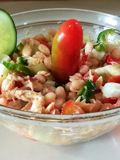 Una foto de Ensalada de judías